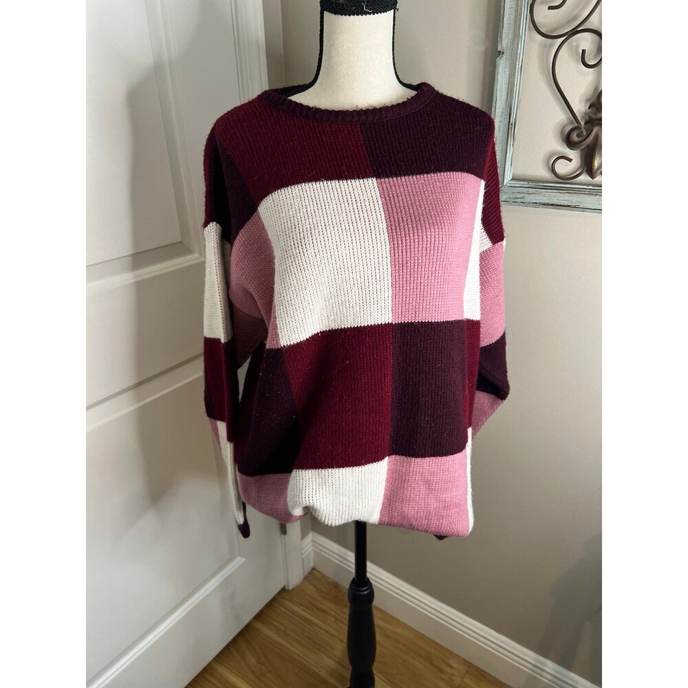 Sweater vintage size medium. Patchwork design